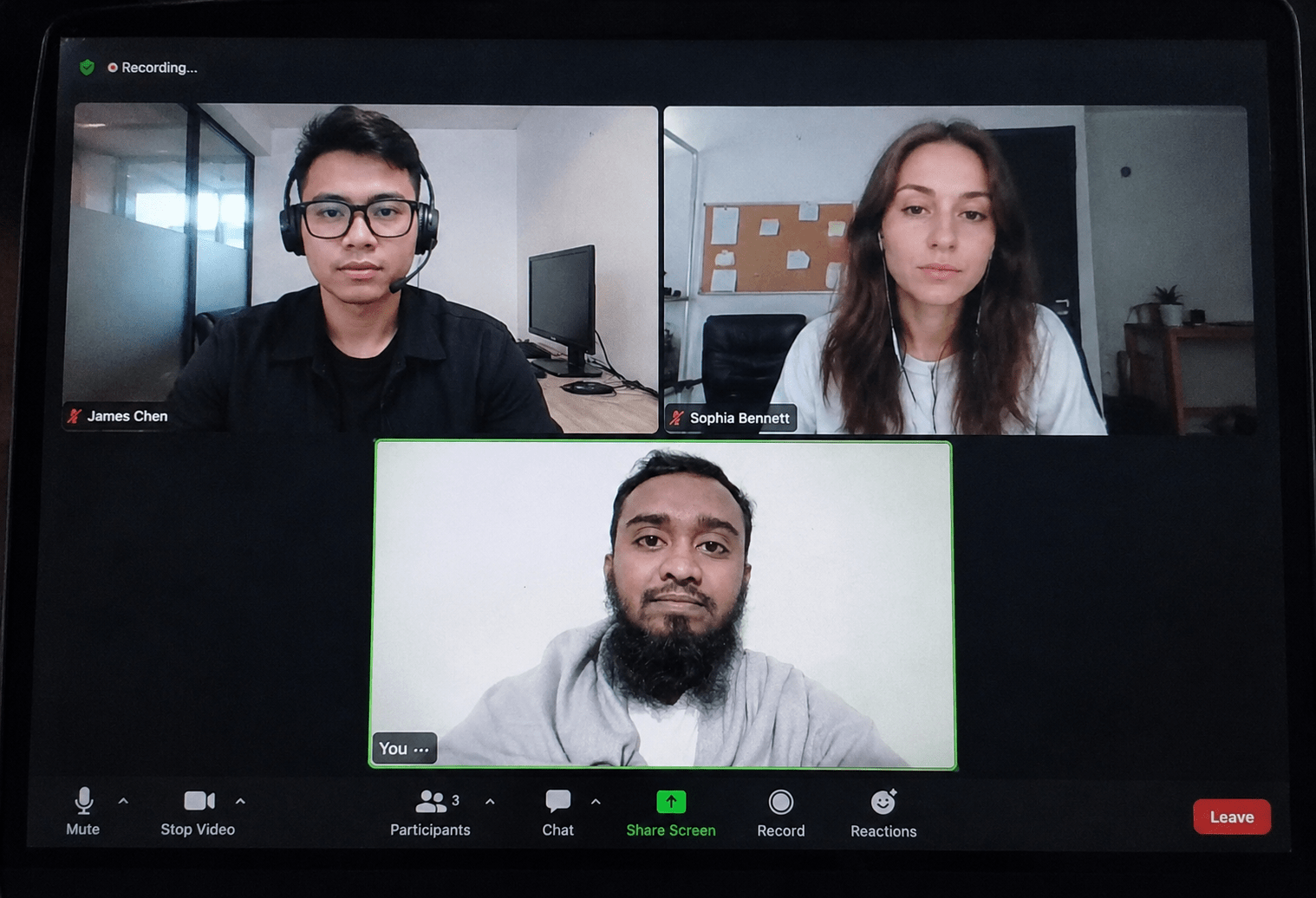 Video Call Meeting with Client