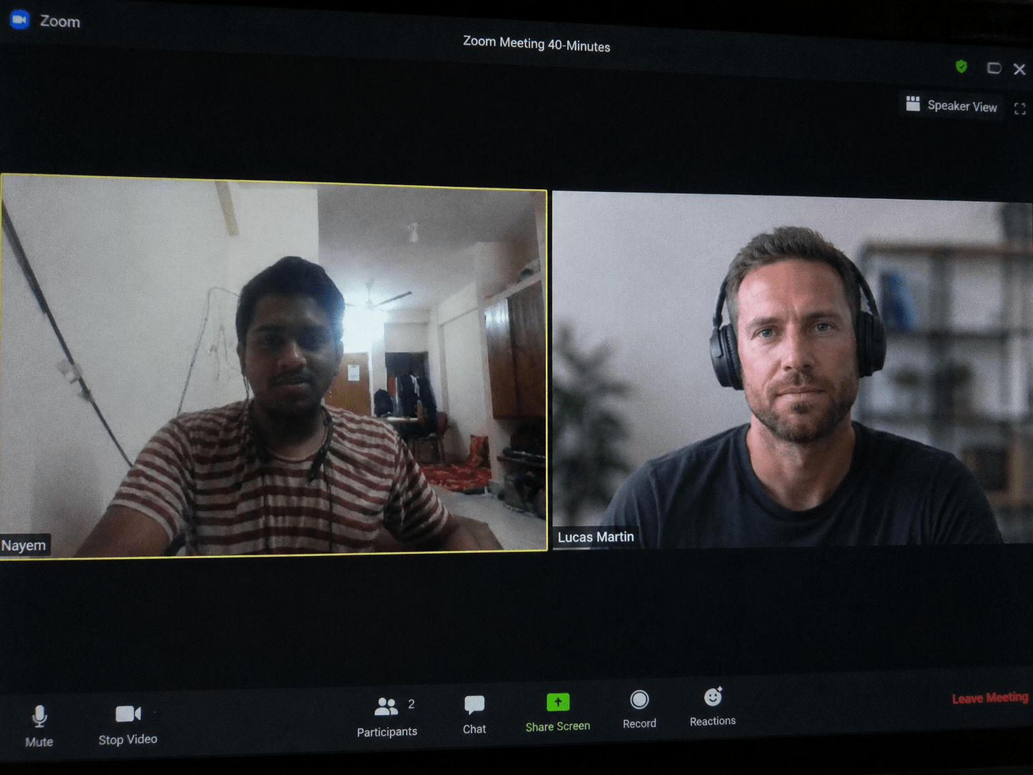 Video Call Meeting with Client